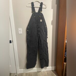 Carhartt work overalls black